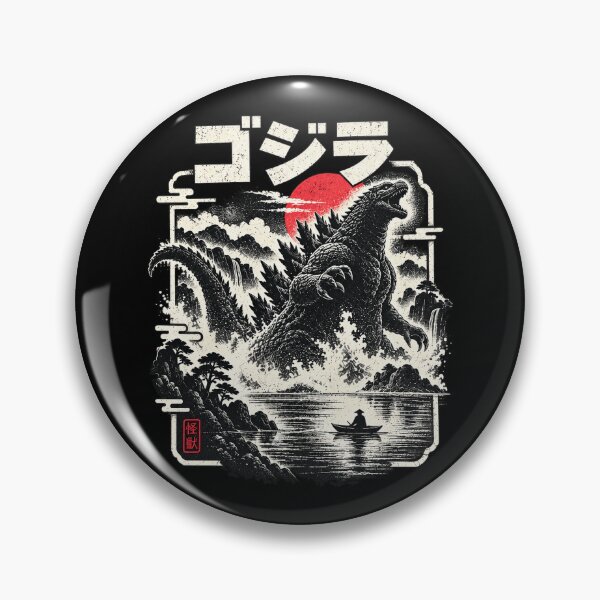 Item preview, Japanese Kaiju Ukiyoe Landscape designed and sold by DianaVape.