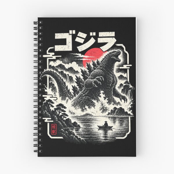 Item preview, Paisaje japonés Kaiju Ukiyoe designed and sold by DianaVape.