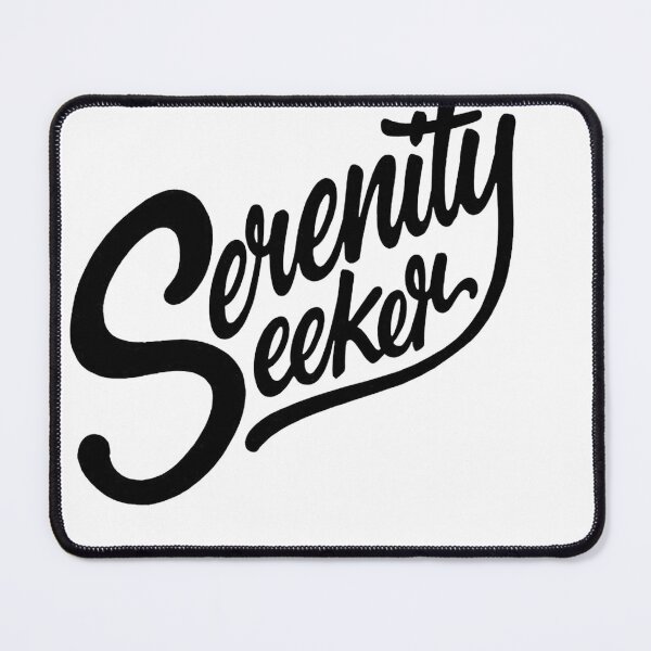 Item preview, Serenity Seeker: Hand Lettered Tattoo Flash Art designed and sold by Qubivibe.