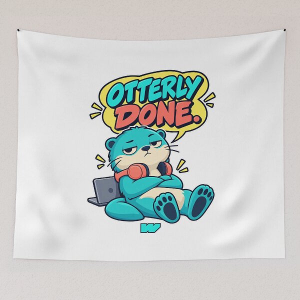 Item preview, Otterly Done With Today designed and sold by eWproject.