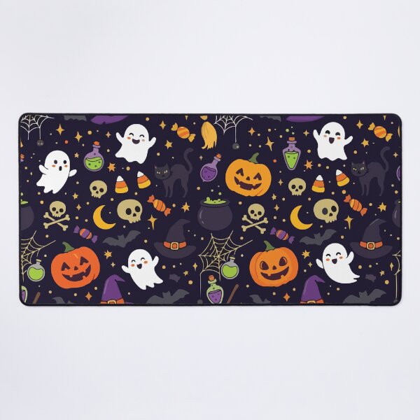 Item preview, Cute Halloween Magic Night Pattern Ghost Witch Cat designed and sold by BrownHorse90s.