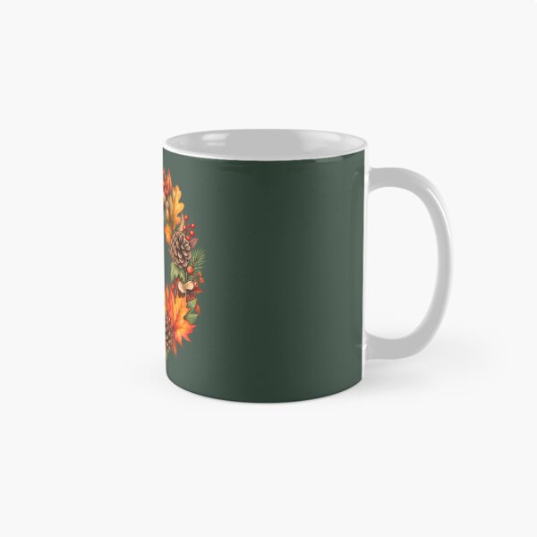 Item preview, Autumn Woodland Wreath with Leaves, Pinecones & Acorns designed and sold by blankTeeShirt.