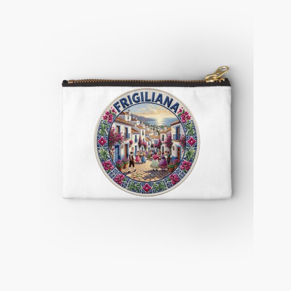 Item preview, Frigiliana Spain Andalusia Whitewashed Village Embroidered Patch Sticker designed and sold by Imaginarium of Chaos falcon88 .