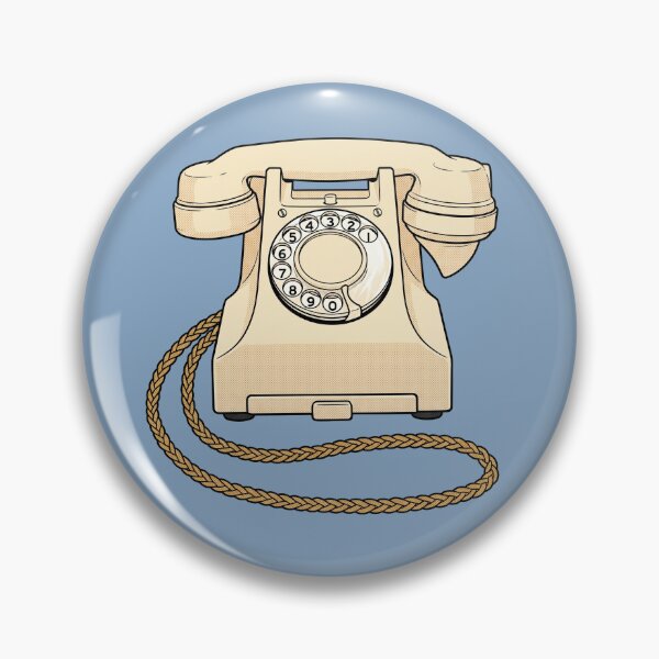 Item preview, The Tyranny of Copper: Vintage 300 Series Rotary Telephone Print designed and sold by FreiherrPK.