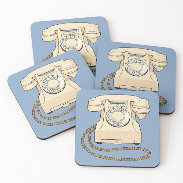 Item preview, The Tyranny of Copper: Vintage 300 Series Rotary Telephone Print designed and sold by FreiherrPK.