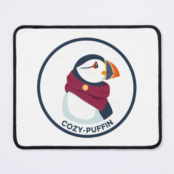 Item preview, Puffin Wearing Scarf Winter designed and sold by Arc2020.