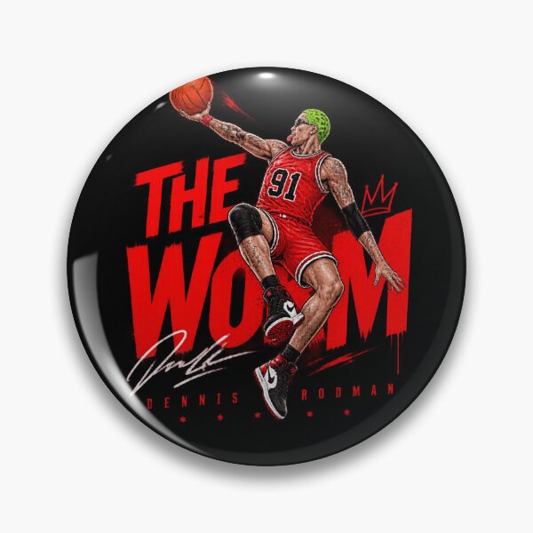 Item preview, Dennis Rodman The Worm 91 Bulls Dunk Art-52 designed and sold by SheilaTonia.
