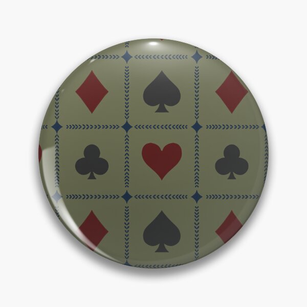 Item preview, Playing Card Suits //Olive Green Vintage Navy Burgundy // XLarge designed and sold by DColourMuse.