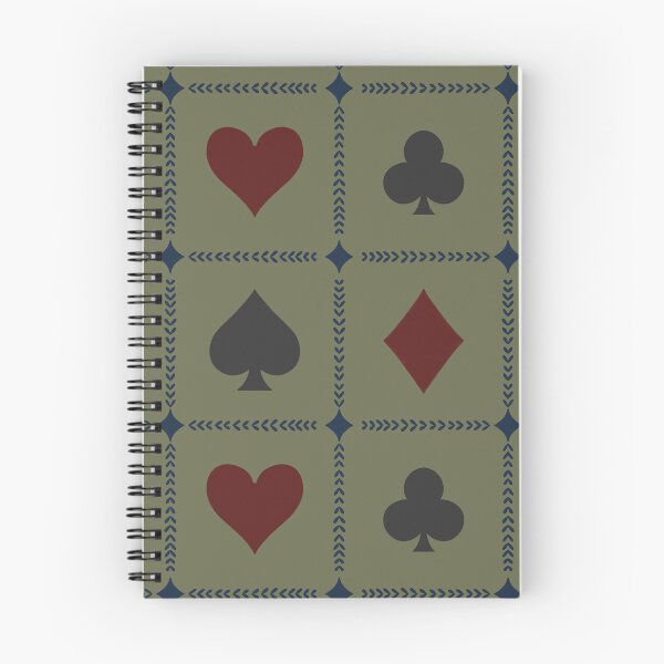 Item preview, Playing Card Suits //Olive Green Vintage Navy Burgundy // XLarge designed and sold by DColourMuse.