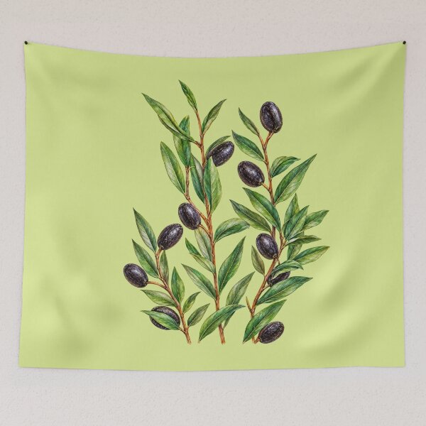 Item preview, Olive Branches Botanical Study designed and sold by Enas Safi.