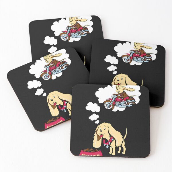 Item preview, Cute Dog Dreaming Of Rabbit Riding designed and sold by Rafiqgil.