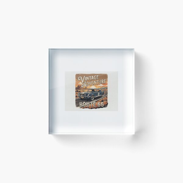 Item preview, Vintage Adventure Route 66 Classic Muscle Car Retro Road Trip designed and sold by dsgn45.
