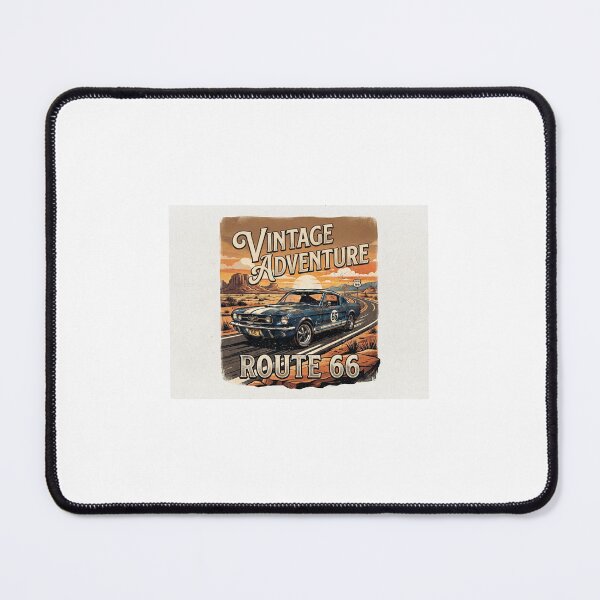 Item preview, Vintage Adventure Route 66 Classic Muscle Car Retro Road Trip designed and sold by dsgn45.