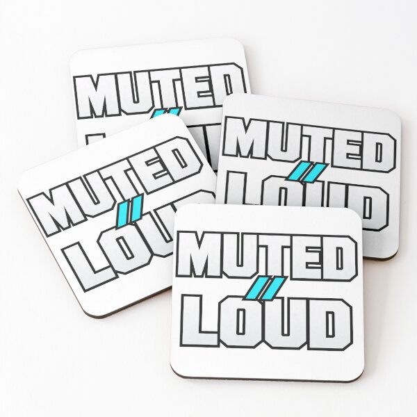 Item preview, Muted // Loud — Gamer Tech Contrast Typography designed and sold by GSideArtStore.