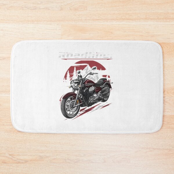 Item preview, Yamaha Roadliner Dark Red Metallic Motorcycle Design for Riders and Enthusiasts designed and sold by myartsfine.