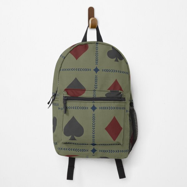 Item preview, Playing Card Suits //Olive Green Vintage Navy Burgundy // Large designed and sold by DColourMuse.