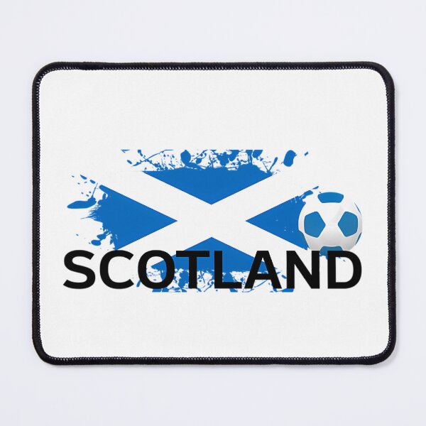 Item preview, White Saltire Cross Flag With Soccer Ball Paint Splatter designed and sold by TylerHoopera.