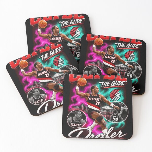 Item preview, Arte de mate de Clyde Drexler 'The Glide' de los Portland Blazers-1 designed and sold by SheilaTonia.
