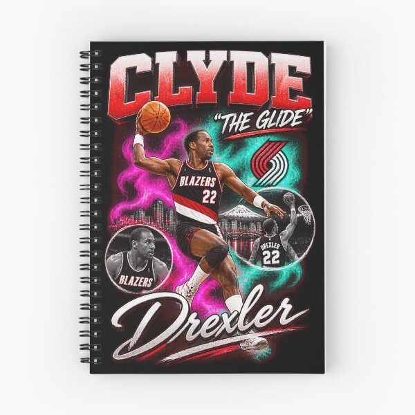 Item preview, Clyde Drexler 'The Glide' Portland Blazers Dunk Art-1 designed and sold by SheilaTonia.