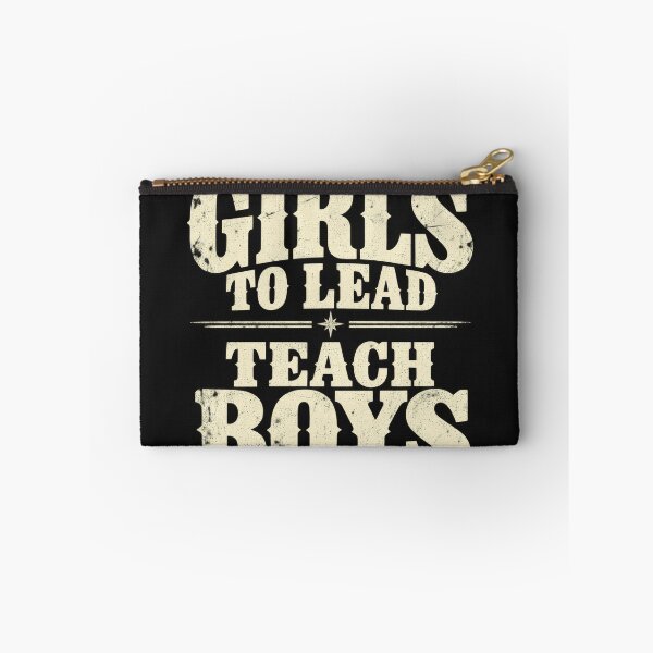 Item preview, Raise Girls to Lead Teach Boys to Care Vintage Parenting designed and sold by Castielalger.