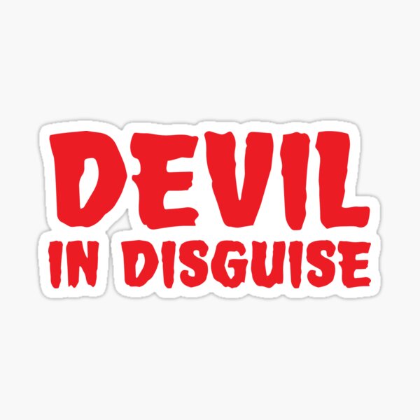 Devil In Disguise Car Stickers For Laptop Water Bottle - Temu