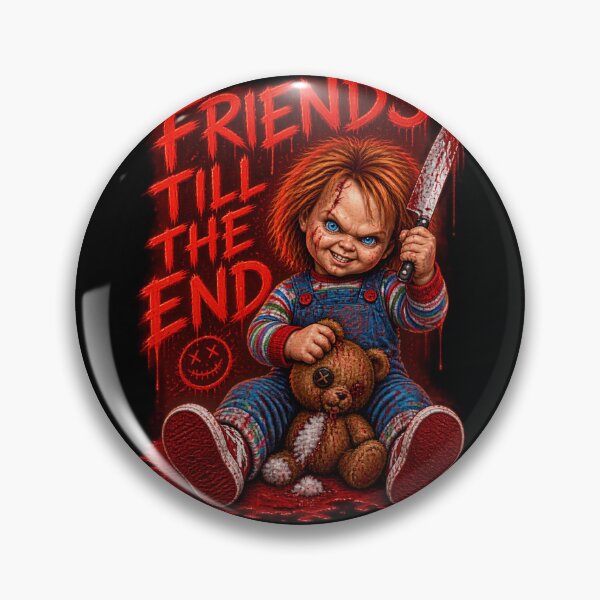 Aperçu de l'œuvre Chucky Friends Till The End Poupée d'horreur Couteau-83 créée et vendue par SheilaTonia.