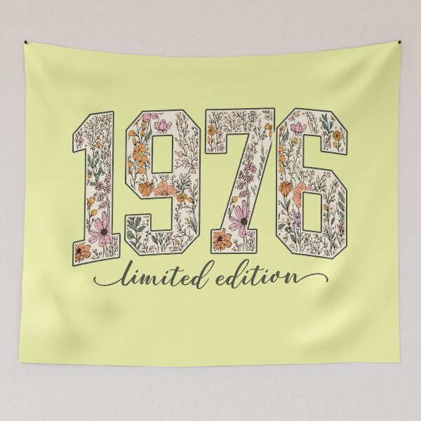 Item preview, 1976 Limited Edition Floral Birthday designed and sold by lcnsdjstrtry.