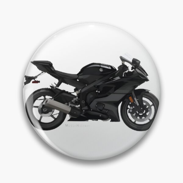 Item preview, Yamaha R Black Motorcycle Design for Riders and Enthusiasts designed and sold by myartsfine.