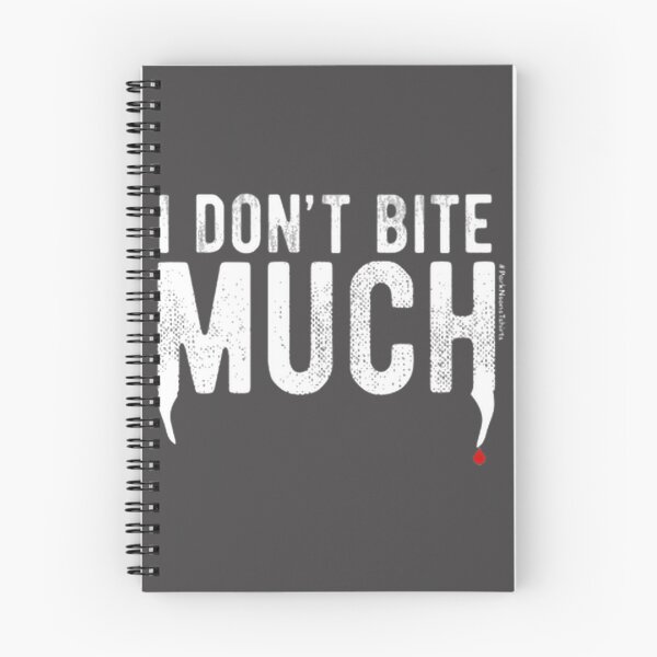 Item preview, I Don't Bite Hard Funny Quote Design for Casual Wear and Gifts designed and sold by newandoldmerch.