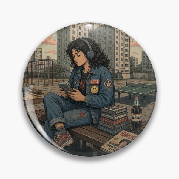 Item preview, 1980s Eastern Block Beats Retro Girl Walkman designed and sold by RetroWaveDesign.