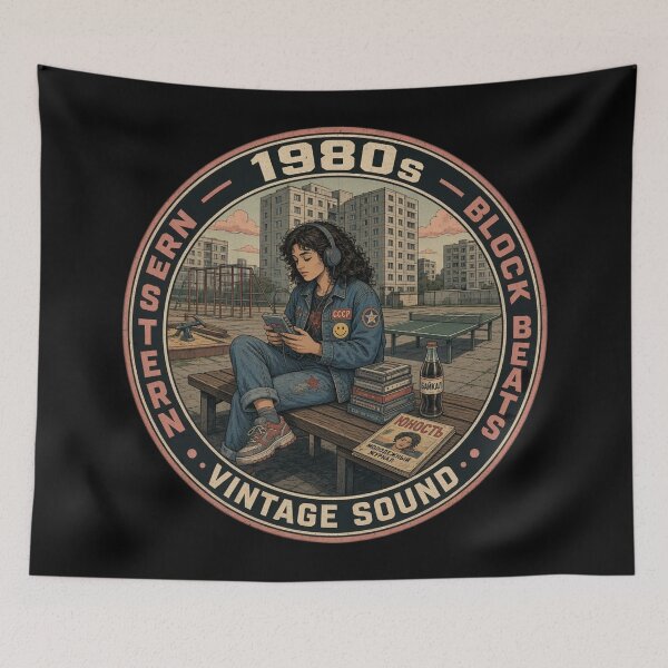 Item preview, 1980s Eastern Block Beats Retro Girl Walkman designed and sold by RetroWaveDesign.