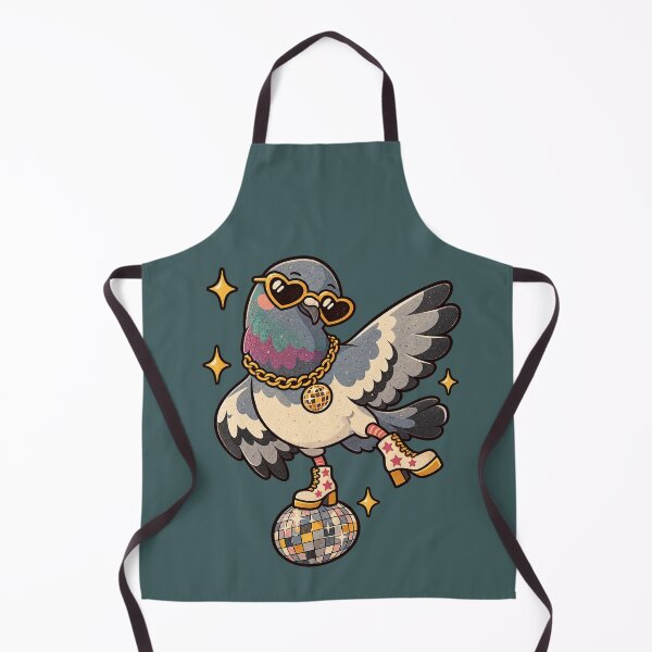 Item preview, Retro Disco Pigeon With Heart Sunglasses designed and sold by Glottopia.