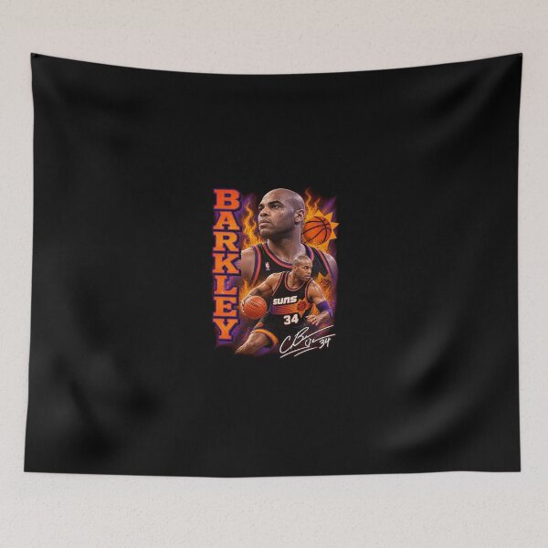 Item preview, Charles Barkley Phoenix Suns Retro Basketball Art-51 designed and sold by SheilaTonia.
