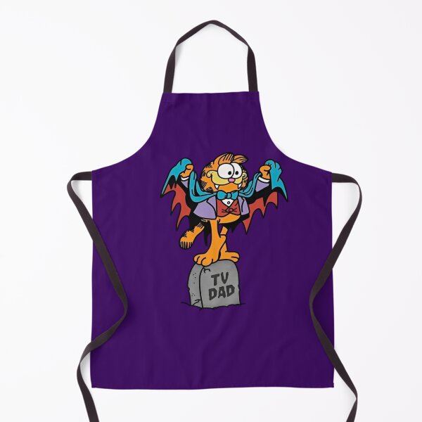 Aperçu de l'œuvre Garfield Vampire TV Dad Halloween Gravestone créée et vendue par Strayplaym.