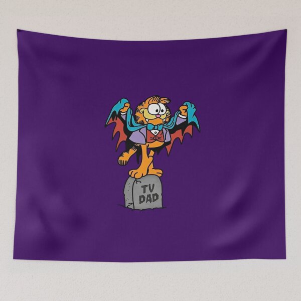 Item preview, Garfield Vampire TV Dad Halloween Gravestone designed and sold by Strayplaym.