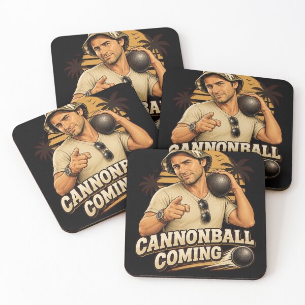 Item preview, Cannonball Coming Retro Man Pointing-14 designed and sold by SheilaTonia.