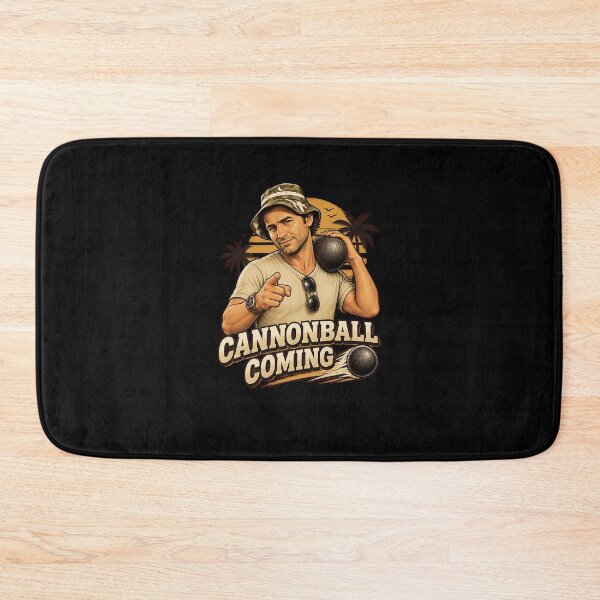 Item preview, Cannonball Coming Retro Man Pointing-14 designed and sold by SheilaTonia.
