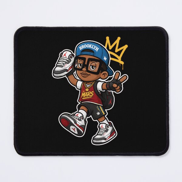 Item preview, Brooklyn Kid with Jordans & Crown-88 designed and sold by SheilaTonia.