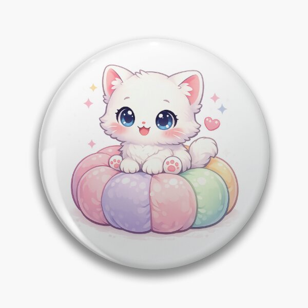 Item preview, Pastel Cushion Kitty designed and sold by Sommium .