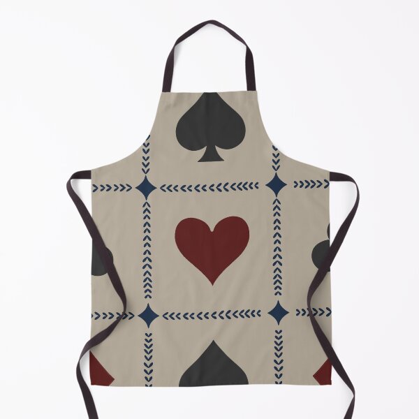 Item preview, Playing Card Suits // Warm Taupe Retro Navy Burgundy // XLarge designed and sold by DColourMuse.