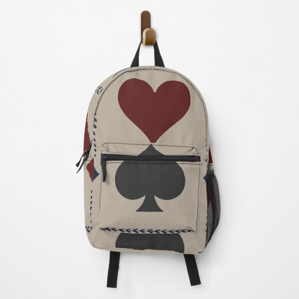 Item preview, Playing Card Suits // Warm Taupe Retro Navy Burgundy // XLarge designed and sold by DColourMuse.