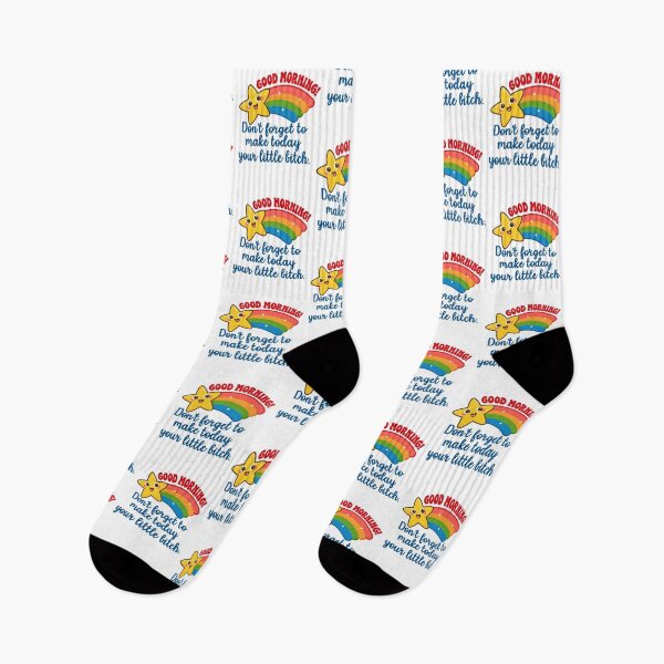 Item preview, Good Morning Sarcastic Mental Health Humor Funny and Trendy Meme Rainbow Planner designed and sold by Ansitalo.