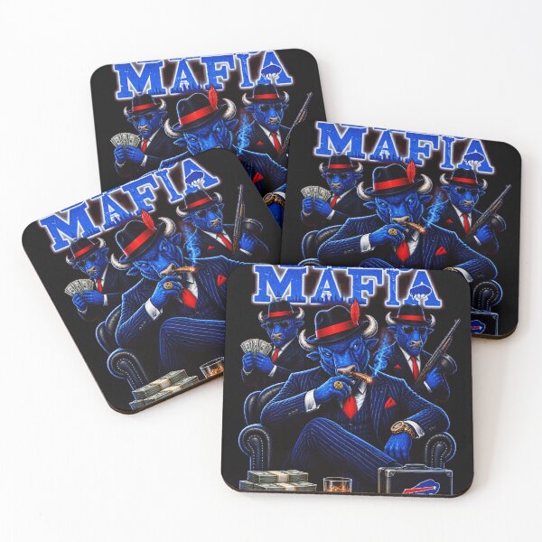 Item preview, Bills Mafia Blue Bulls Gangster Cigar Whiskey-79 designed and sold by SheilaTonia.