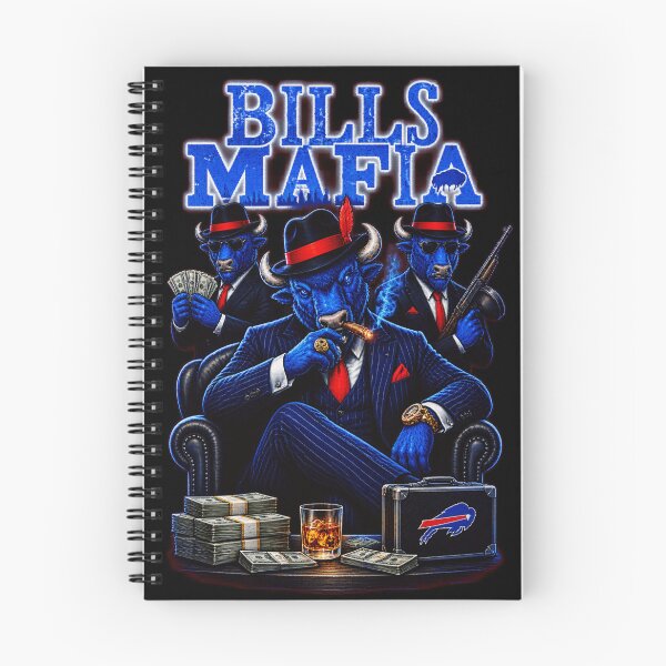 Item preview, Bills Mafia Blue Bulls Gangster Cigar Whiskey-79 designed and sold by SheilaTonia.