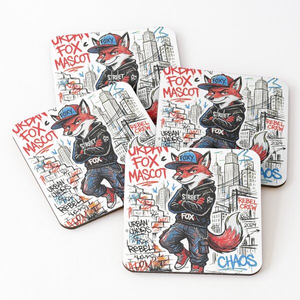 Item preview, Urban Fox: The Chaos Rebel designed and sold by YesterdayTodayTomorrow.