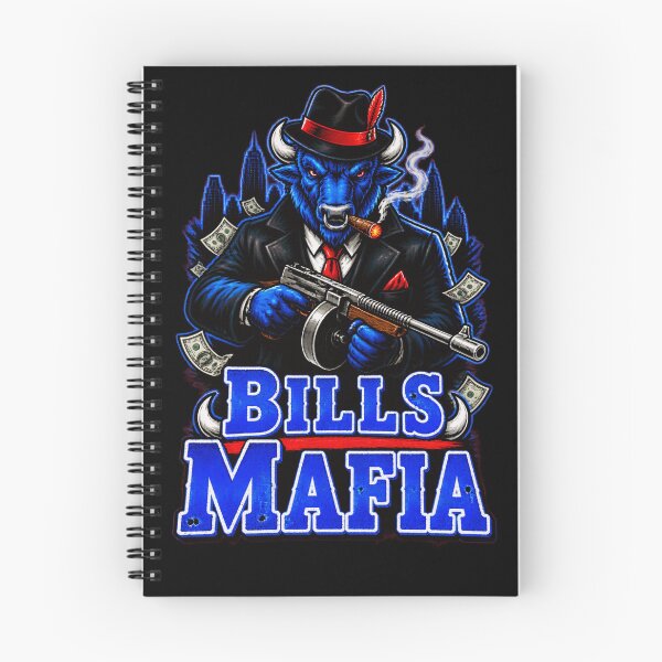 Item preview, Bills Mafia Blue Bull Gangster Tommy Gun-25 designed and sold by SheilaTonia.