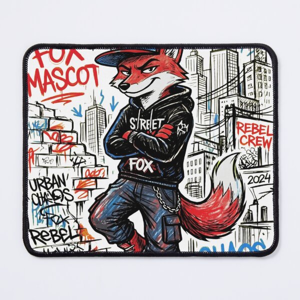Item preview, Urban Fox: The Chaos Rebel designed and sold by YesterdayTodayTomorrow.