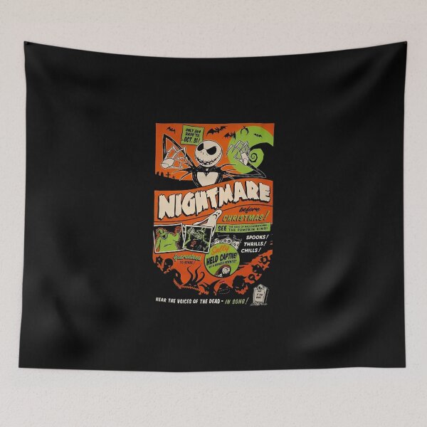 Item preview, The Nightmare Before Christmas Jack Skellington Vintage Poster designed and sold by Strayplaym.