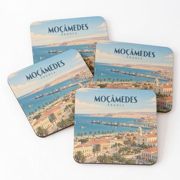 Item preview, Moçâmedes Vintage Angolan Coastal City Art designed and sold by MichaeIRellov.