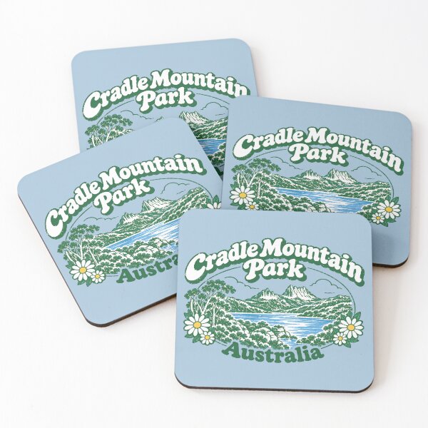 Item preview, Cradle Mountain Park Australia Cute Foral City designed and sold by HowToCanadian.